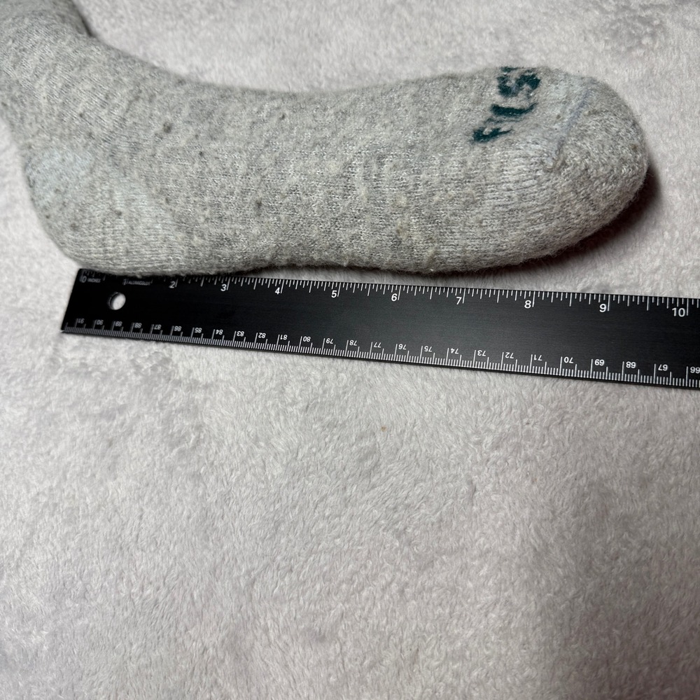 Filson Heavyweight Wool Blend Boot Socks Mens Grey Tall Rugged Outdoor Workwear - Picture 4 of 7